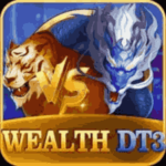 Wealth DT3 Game logo shows a dragon and tiger picture